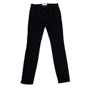 PISTOLA Black Skinny Jeans 25 Cropped Ankle Stretch Denim EUC
